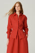 CAMISA LINHO AMARRAÇÃO VERMELHO